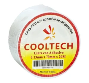 CINTA PVC C/ADHES BLANCA 20 MTS X 72 MM