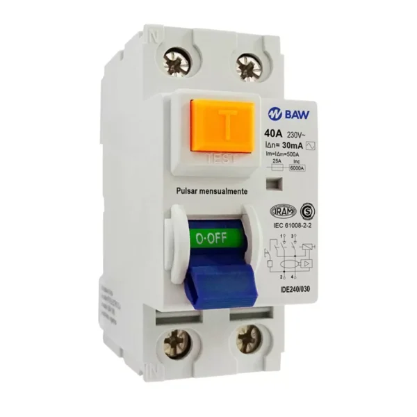 INTERRUPTOR DIFERENCIAL A40 BAW
