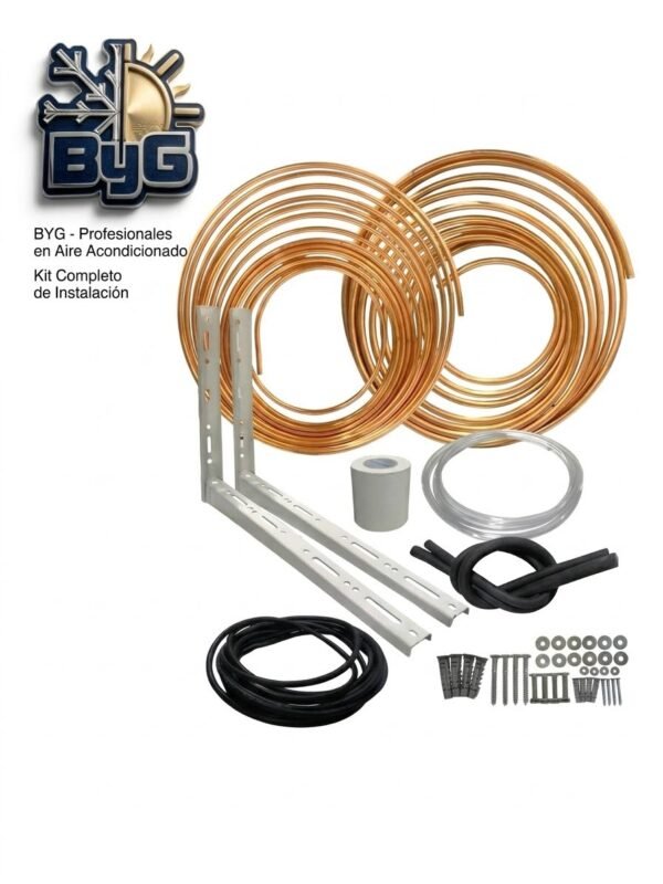 KIT INSTALACION AIRE ACONDICIONADO 1/4 Y 3/8