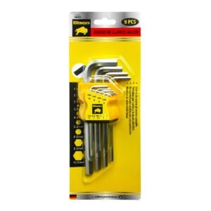 JUEGO DE LLAVE ALLEN BISON 9PCS