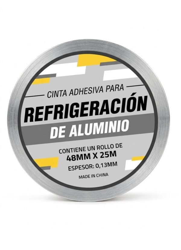 CINTA ADHESIVA PARA REFRIGERACIÓN DE ALUMINIO