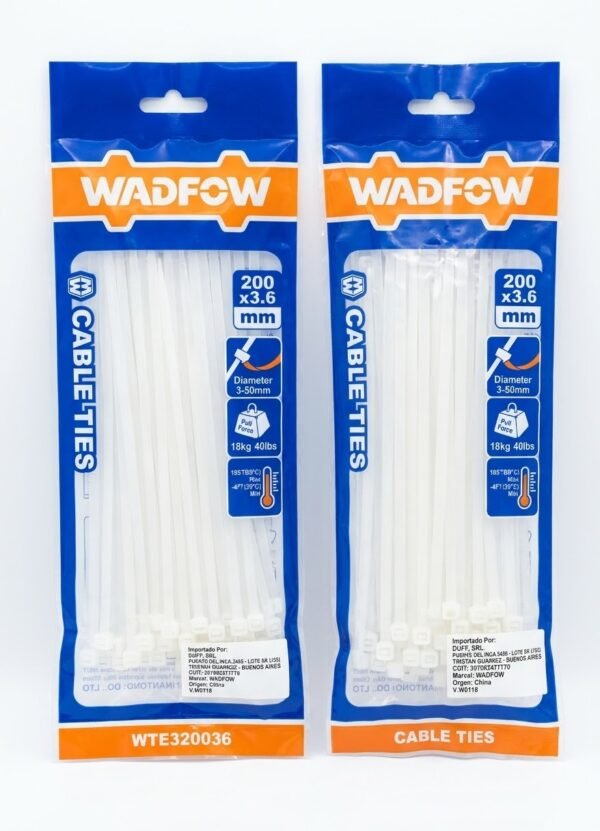 PRECINTOS BLANCOS 200X3.6 MM